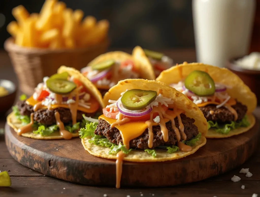 How to Make Burger Tacos That Are Next-Level Delicious