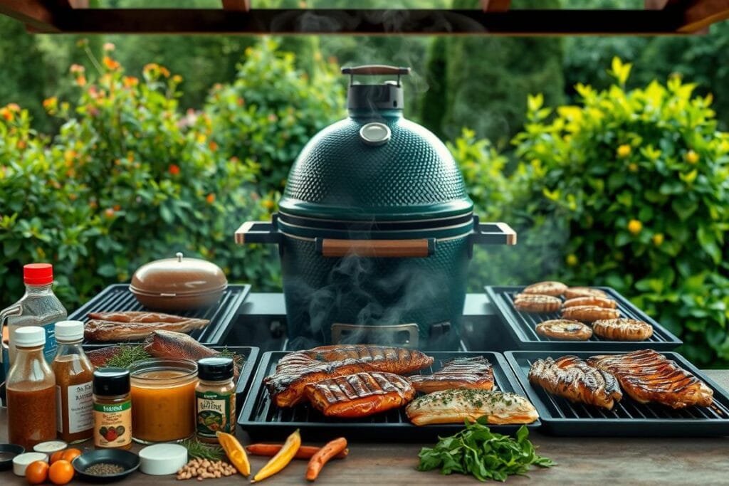 savory big green egg recipes